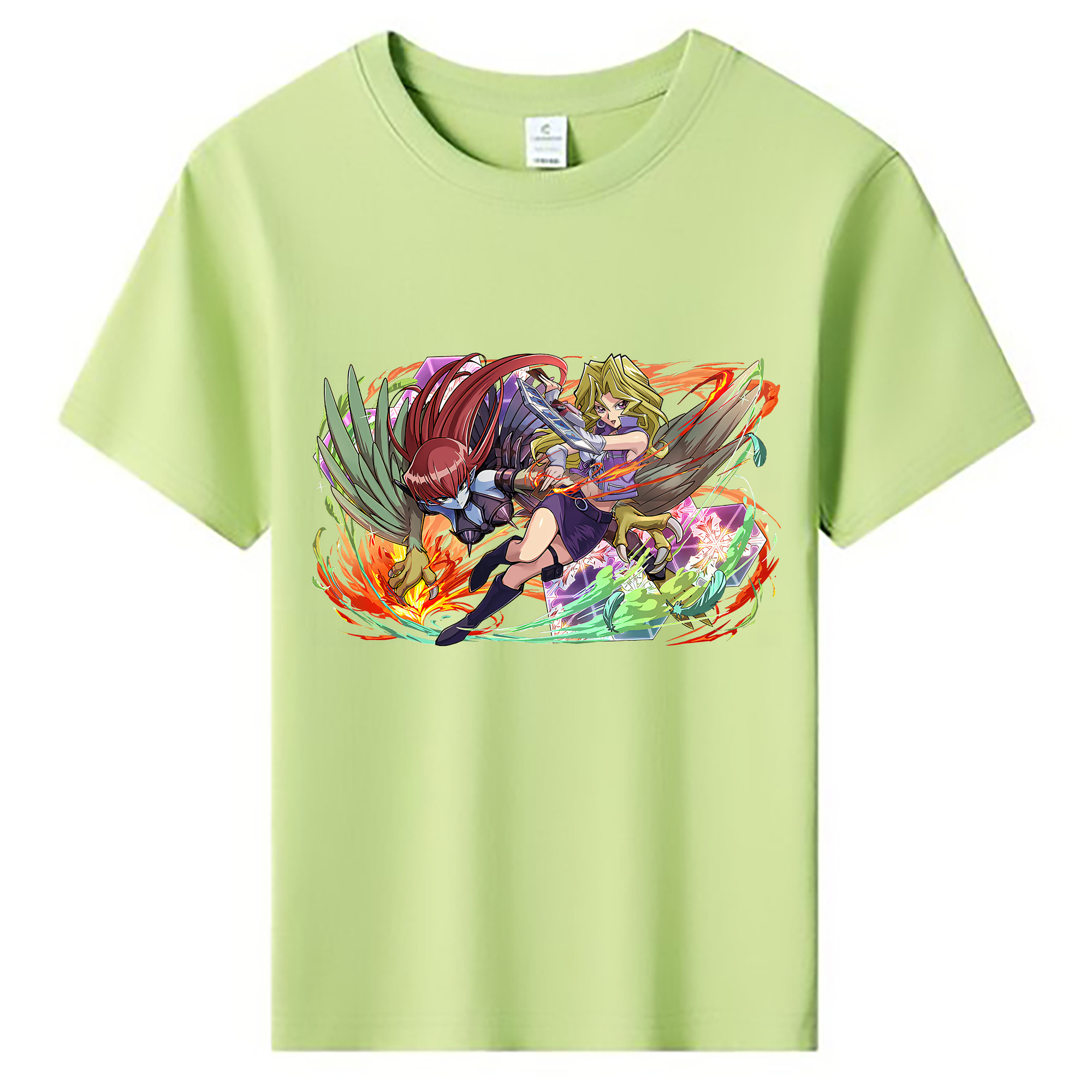 （画像用） 遊☆戯☆王 Yu-Gi-Oh! 綿100％キッズTシャツ（フロントプリント）